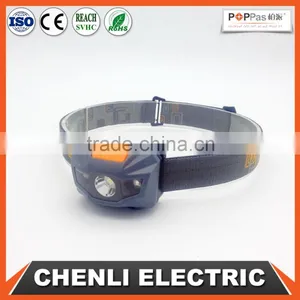 Poppas T16B 2 Red Smd LED +1W Power Led 3AAA Battery Operated Outdoor Waterproof Running Camping Walking Reading Headlamp thumbnail-1