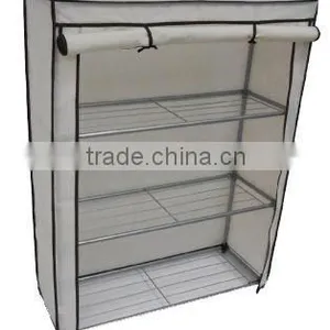 YA-059 CANVAS WARDROBE/SHOES WARDROBE/METAL WARDROBE DIY Quality Choice thumbnail-2
