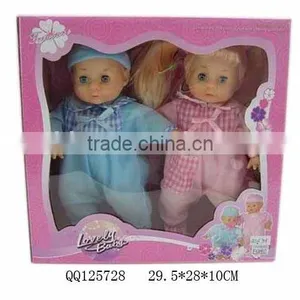 12" 2 in 1 Baby Doll Set (one Boy,one Girl) thumbnail-1