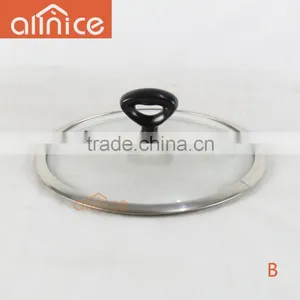 NEW Belly Shape 22cm Stainless Steel Hot Pot With Glass Lid and Bakelite Handle With Capacity 8 QT Stew Pot thumbnail-4