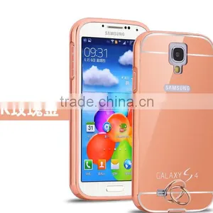 Wholesale Pricce Aluminum Bumper Mirror Cell Phone Back Cover Case For Samsung Galaxy S4 thumbnail-4