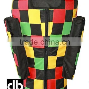 African Djembe Drums Gig Bags Deluxe Rasta Patchwork thumbnail-1