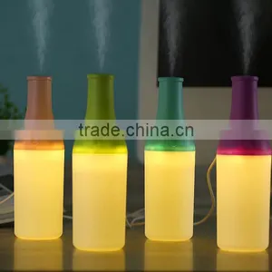 Best Sale 4 Color Portable LED 180ML Ultrasonic Home Aroma Humidifier Air Diffuser Purifier Lonizer Atomizer thumbnail-2