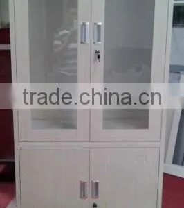 High Glass Office Steel Storage Cabinet Office/kitchen/living Cupboard Furniture thumbnail-5