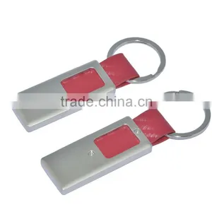 2016 Exhibiton New Design Premium Quality Genuine Leather Custom Keychain thumbnail-1