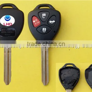 Promotion 3+1 Buttons Remote Key Blankn Cover Fob Case for Toyota Camry thumbnail-1