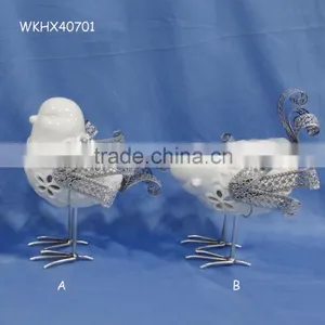 Ceramic Bird Modern Christmas Table Decorations thumbnail-1