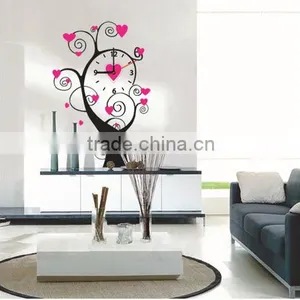 Simple Clock Shape Room Decor 3D Wall Sticker,vinyl Wall Clock Sticker,kids 3d Wall Sticker thumbnail-4