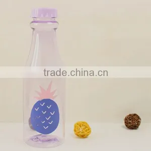 Customized Logo Plastic Water Bottle,Transparent Soda Bottle Handle Water Bottle thumbnail-2