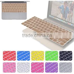 Waterproof Silicone Keyboard Cover Skin For Apple Macbook Air Retina Pro 11" 12"13" 15" 17" thumbnail-3