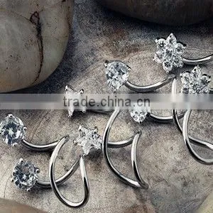 2014 Steel Twist With Shaped Prong-set Gems thumbnail-1