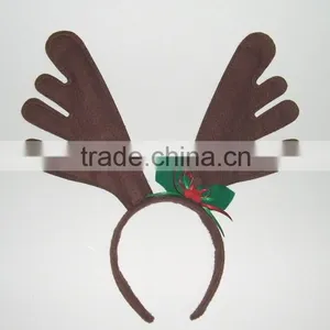 2016 New Design Promotional Christmas Reindeer Antlers Headband for Christmas Party Decorations thumbnail-1