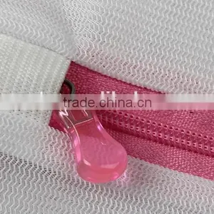 YIWU RODA 100%polyester Crystal Zipper Head Fine Mesh Washing Bag thumbnail-3