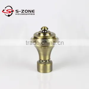 Decorative Roof 28mm Curtain Rod End Caps for Curtain Rod Set thumbnail-2