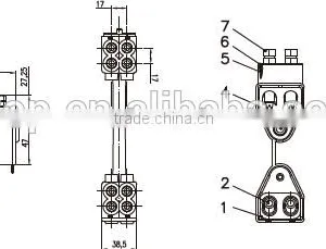 Hi-conductivity Aluminum PVC UV Resistant Rubber Multi Tap Adaptor thumbnail-3