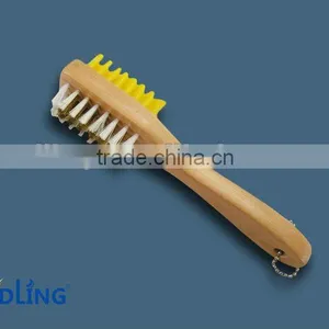 Two Ends Rubber Brass Shoe Brush thumbnail-1