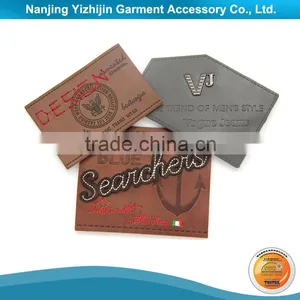 Wholesale Direct Production From China Jeans PU Leather Patches thumbnail-2
