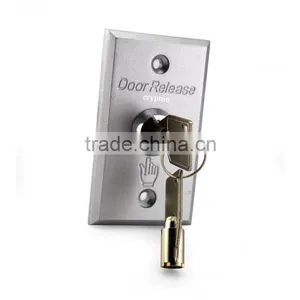 Lock Resistance Less Than200MA Exit Push Button EB-30 Surface Waterproof and Anti-copy Key Aluminium Alloy Emergency Switch lo thumbnail-1