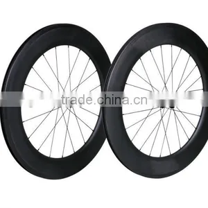 700C Carbon 88mm Wheels Rim, Chinese High Performance Carbon Wheel 88mm Clincher, 88mm Carbon Road Bike Wheels Clincher thumbnail-1