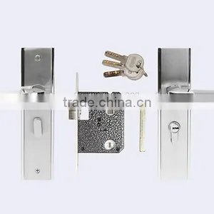 American Style Lower Price Keyed Entry Satin Stainless Steel Small Mortise Lock for Residential thumbnail-4