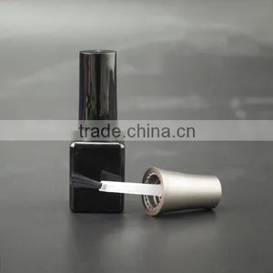 China Empty Black 15ml Square Nail Polish Bottle thumbnail-3