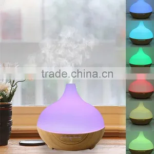Home Use Light Wood Grain 300ml 14W Can Be Timed Air Aroma Diffuser thumbnail-1
