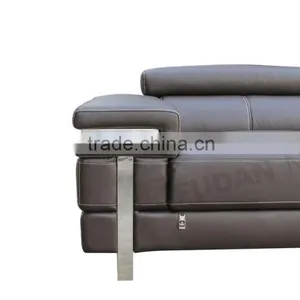 Nice Nodern Home Furniture 3-seat Leather Sofa for Sale thumbnail-2