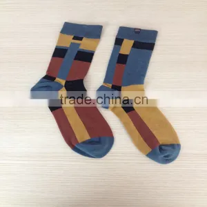 Men Casual All Seasons 100 Cotton 168N Custom Design Socks thumbnail-1