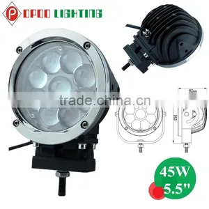 5.5" Round 45W Led Work Light, 4x4 Offroad Jeep 45W Led Work Light thumbnail-1