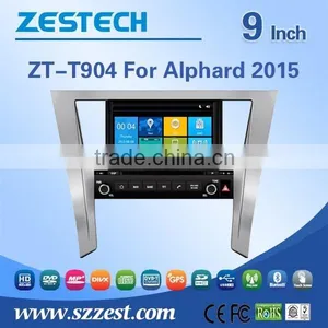ZESTECH 9 Inch Car Multimedia for TOYOTA ALPHARD 2015 With GPS+USB/SD+DVD Car Stereo thumbnail-1
