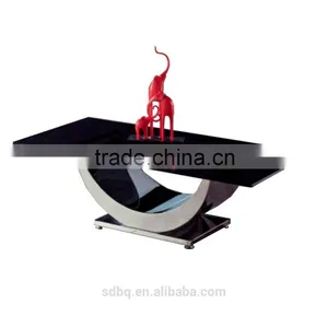 PT-T010 2016 Newest Glass Tea Table Design thumbnail-1