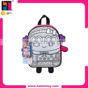 10220810 5 Brightly Colour Washable Pens Colour a Backpack 4 Years Old Educational Toys thumbnail-3