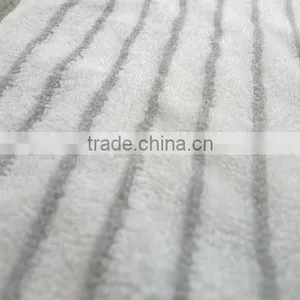 Soft 100% Bamboo Fiber Dobby Stripe Towel thumbnail-6
