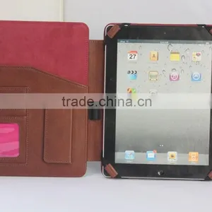 Genuine Leather Business Brief Leather Case 10 Inch Universal Stand Leather Case thumbnail-1