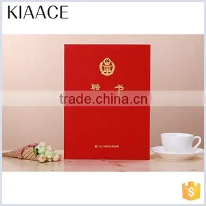 Design Colorful Red Cover Paper Office Stationery File Folder thumbnail-1