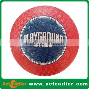 8.5 Inch Inflatable Rubber Playground Bouncing Balls for Kids thumbnail-2