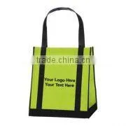 NON-WOVEN WINE AND GROCERY COMBO TOTE BAG WITH POLY BOARD INSERT thumbnail-5