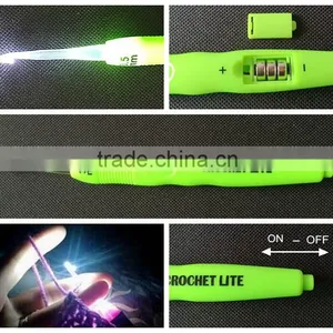 Crochet Lite Crochet Hooks, Size E/3.5mm, Bright Green thumbnail-2