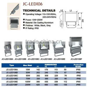 Popular Die-cast Aluminum Housing for Led Flood Light10W-200w Led Lamp Body IP65 Rated thumbnail-2