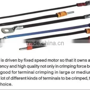 LSD Quality EM-6B1 Electrical Automatic Crimping Tools0.25-10mm2 Terminal Pliers Machine7kinds of Replaceable Die StesAC100-125V thumbnail-4