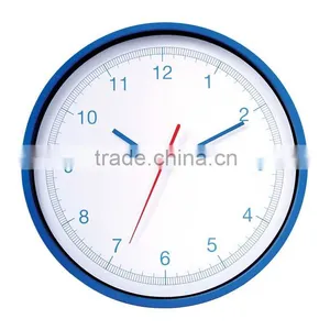 12 Inch Simple Plastic Round Clock thumbnail-1