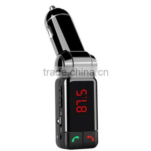 Hands Free Dual Usb Car Charger Wireless Bluetooth fm Transmitter for Car Mp3, Bluetooth Wireless fm Transmitter thumbnail-4