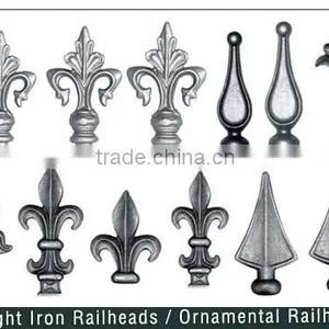 Iron Gate Spear Point Wrought Iron Ornaments thumbnail-5
