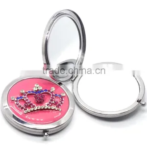 PU Mirror, Decorative pu Mirrors, Round Compact Mirror thumbnail-1