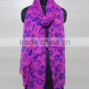 Printed Poly Chiffon Pareo thumbnail-5