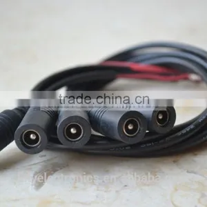 5pcs 5 x 2 1mm DC Power Connector Adapter W/Wire Cable thumbnail-1