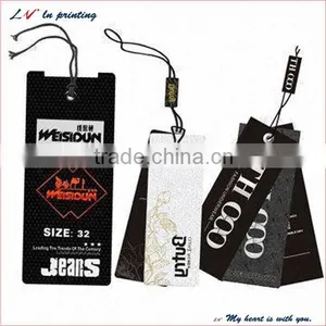 High Quality Paper Garment Hang Tags in Shanghai thumbnail-1