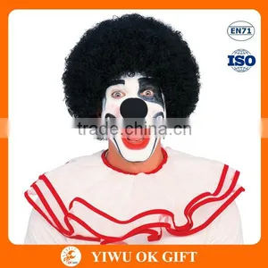 Carnival Funny Dress Masquerade Party Rainbow Clown Wig thumbnail-4