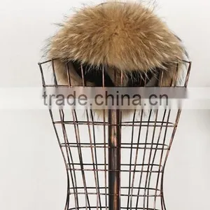 Lady's Soft Raccoon Fur Collar RC15 thumbnail-3