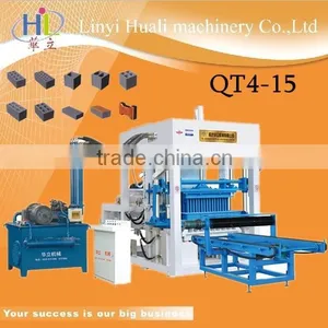QT4-15B Hydraulic Adobe Paving Block Making Machine With PLC Control Cabinet Price thumbnail-6